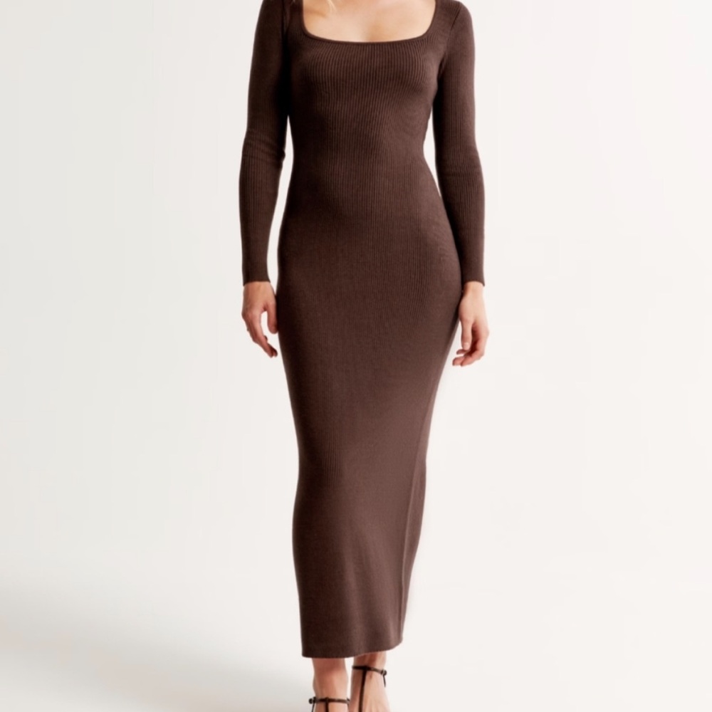 Abercrombie & Fitch Chocolate Maxi Dress